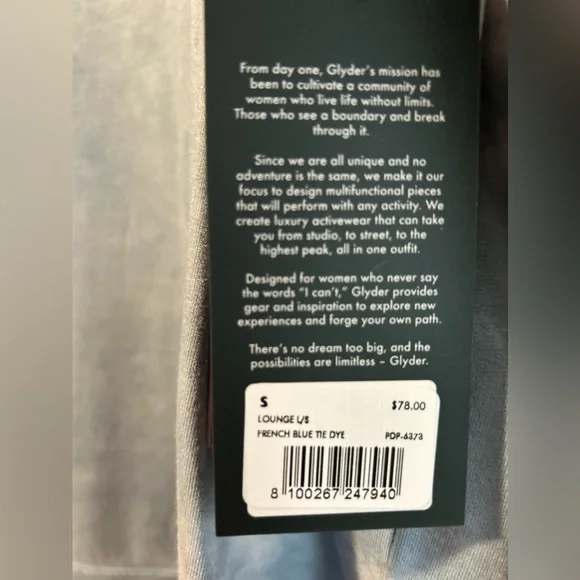 NWT Glyder Lounge Long Sleeve - Picture 6 of 8